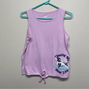 Justice Fusia "Chasing My Best Life" Dog Girls Tank Top 18/20
